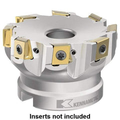 Kennametal - Indexable Square-Shoulder Face Mills Cutting Diameter (mm): 50.00 Cutting Diameter (Decimal Inch): 1.9685 - Best Tool & Supply