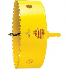 Starrett - 6" Diam, 2" Cutting Depth, Hole Saw - High Speed Steel Saw, Toothed Edge - Best Tool & Supply