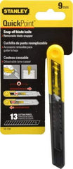 Stanley - Snap Utility Knife - 4.33" Blade, Yellow Handle, 1 Blade Included - Best Tool & Supply