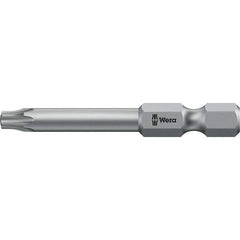 Wera - 6mm Drive IPR8 Tamperproof Torx Screwdriver Bit - 50mm OAL, Power Bit - Best Tool & Supply