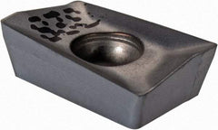 Iscar - APCT100302 HM Grade IC328 Carbide Milling Insert - TiCN Finish, 0.138" Thick, 0.25mm Corner Radius - Best Tool & Supply