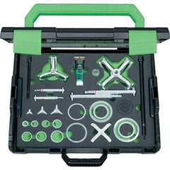 KUKKO - 38 Piece, 3/8 to 3-7/8" Spread, Blind Hole Puller Set - 2 Bolts, 14 Jaws, 6-3/16" Reach - Best Tool & Supply