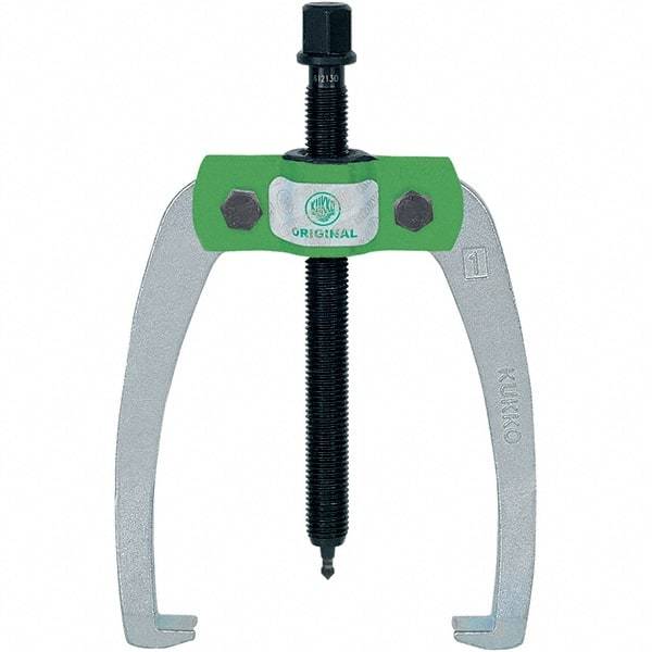 KUKKO - 2 Jaw, 1/2" to 3-7/8" Spread, 3 Ton Capacity, Jaw Puller - 3-7/8" Reach, For Bearings, Gears, Discs - Best Tool & Supply