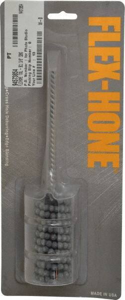 Brush Research Mfg. - 1-3/8" Bore Diam, 320 Grit, Silicon Carbide Flexible Hone - Extra Fine, 8" OAL - Best Tool & Supply