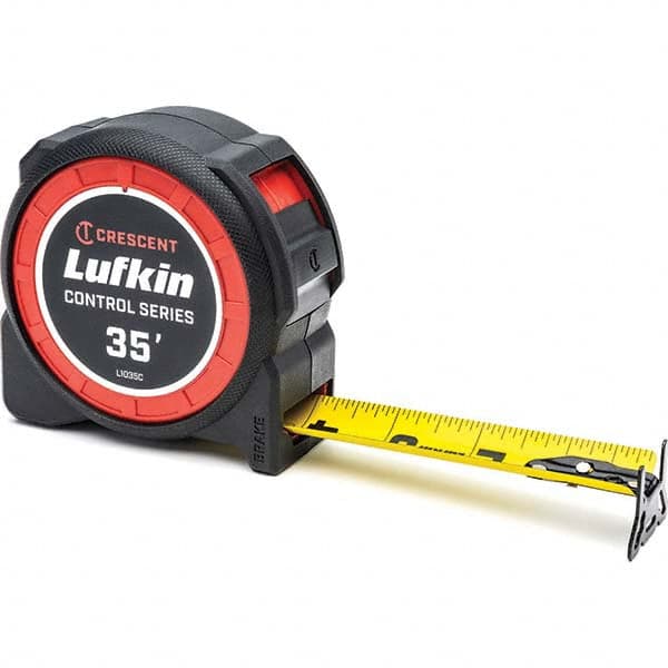 Lufkin - 35' x 1-3/16" Yellow/Black Blade Tape Measure - Best Tool & Supply