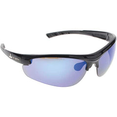 MCR Safety - Blue Mirror Lenses, Framed Dual Lens Safety Glasses - Best Tool & Supply