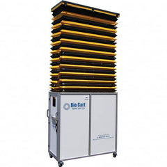 Air-Care - 36" Wide x 36" High x 75" Deep, Air Cleaner Containment Cart - Best Tool & Supply