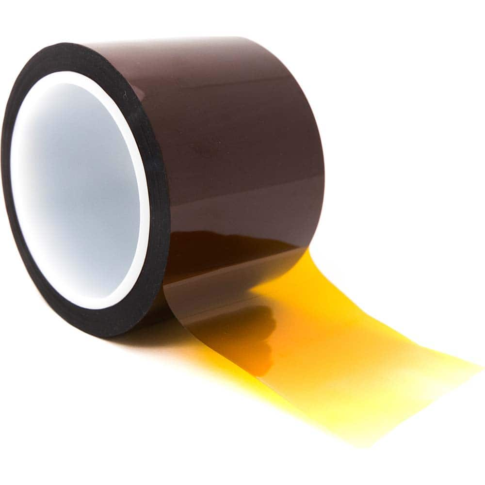 Bertech - Film Tape; Material Type: Polyimide ; Thickness (mil): 3.5000 ; Color: Amber ; Adhesive Material: Silicone ; Width (Inch): 5.91 ; Width (mm): 150.00 - Exact Industrial Supply