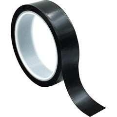 Bertech - Film Tape; Material Type: Polyimide ; Thickness (mil): 2.5000 ; Color: Black ; Adhesive Material: Silicone ; Width (Inch): 1-1/4 ; Length (Feet): 108.000 - Exact Industrial Supply