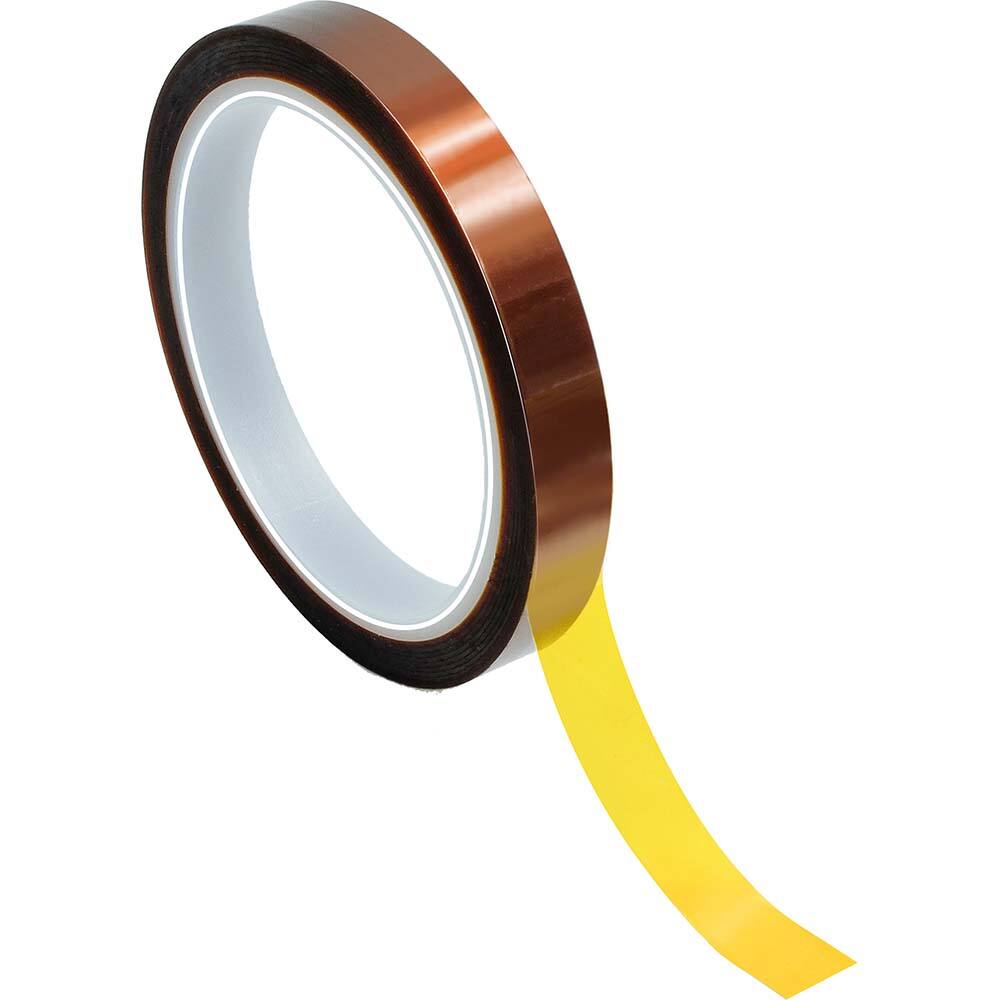 Bertech - Film Tape; Material Type: Polyimide ; Thickness (mil): 2.0000 ; Color: Amber ; Adhesive Material: Silicone ; Width (Inch): 13/16 ; Length (Feet): 108.000 - Exact Industrial Supply