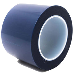 Bertech - Masking & Painters Tape; Tape Type: High Temperature Masking Tape ; Material Type: Polyester Film ; Width (Inch): 5-1/2 ; Length (Feet): 216.000 ; Length (yd): 72.00 ; Color: Blue - Exact Industrial Supply