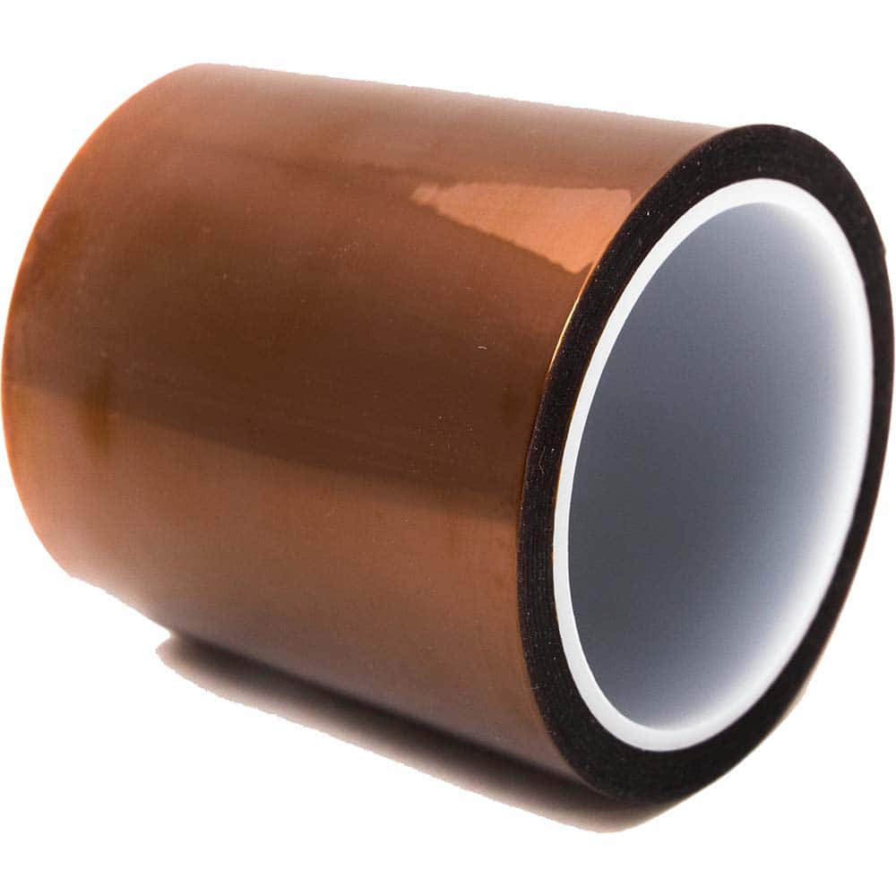 Bertech - Film Tape; Material Type: Polyimide ; Thickness (mil): 2.0000 ; Color: Amber ; Adhesive Material: Silicone ; Width (Inch): 9 ; Length (Feet): 108.000 - Exact Industrial Supply