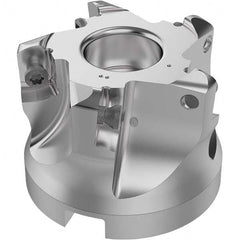 Seco - Indexable High-Feed Face Mills Cutting Diameter (mm): 52.00 Maximum Depth of Cut (mm): 1.80 - Best Tool & Supply