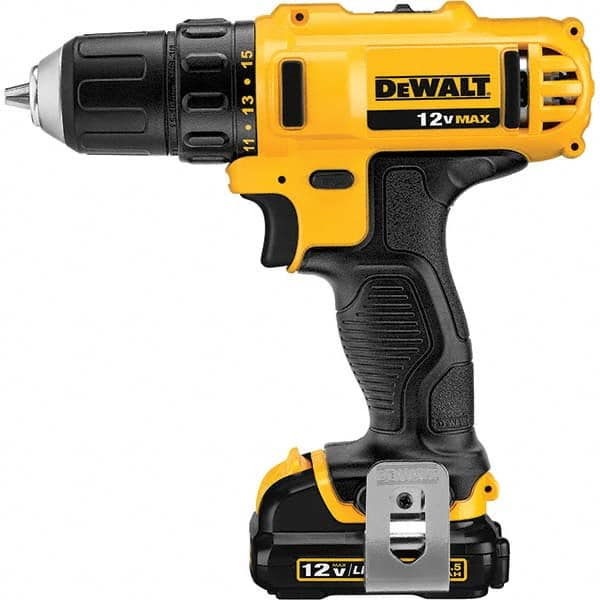 DeWALT - Cordless Drills Battery Voltage: 12 Battery Chemistry: Lithium-Ion - Best Tool & Supply