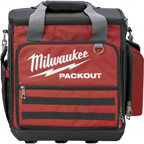 Milwaukee Tool - 58 Pocket, Ballistic Polyester, Red/Black Laptop Tool Bag - Best Tool & Supply