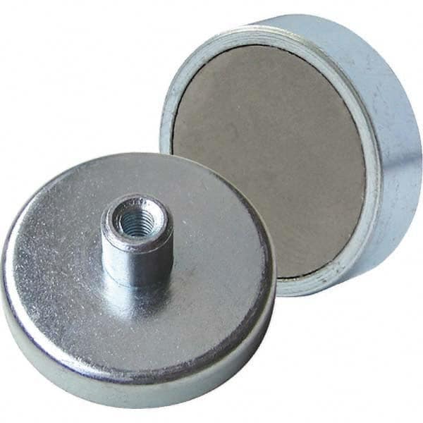 Eclipse - Ceramic Pot Magnets Diameter (mm): 20 Diameter (Inch): 0.7870 - Best Tool & Supply