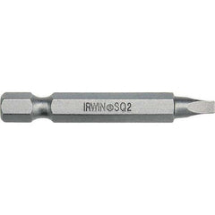 Irwin - #2" Square Size Insert Bit Set - Best Tool & Supply