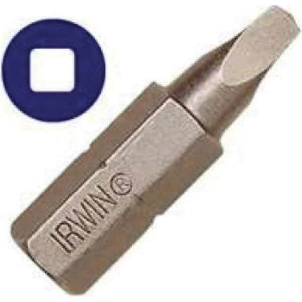 Irwin - Power & Impact Screwdriver Bit Sets Point Type: Square Drive Size: 1/4 Hex - Best Tool & Supply