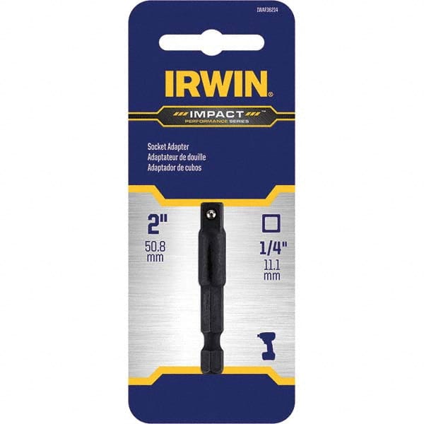 Irwin - 1/4" Hex Impact Socket Adapter - Best Tool & Supply