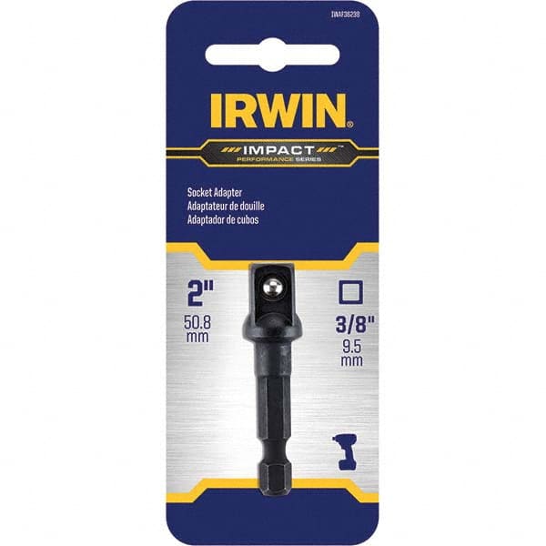 Irwin - 3/8" Hex Impact Socket Adapter - Best Tool & Supply