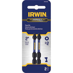 Irwin - Power & Impact Screwdriver Bit Sets Point Type: Square Drive Size: 1/4 Hex - Best Tool & Supply