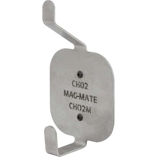 Mag-Mate - Coat & Hat Hooks Type: Double Coat & Hat Hook w/ Magnetic Mount Projection: 2-35/64 (Inch) - Best Tool & Supply