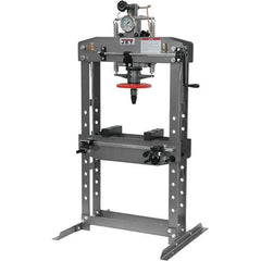 Jet - 15 Ton Hydraulic Shop Press - 4-1/2 Inch Stroke - Best Tool & Supply