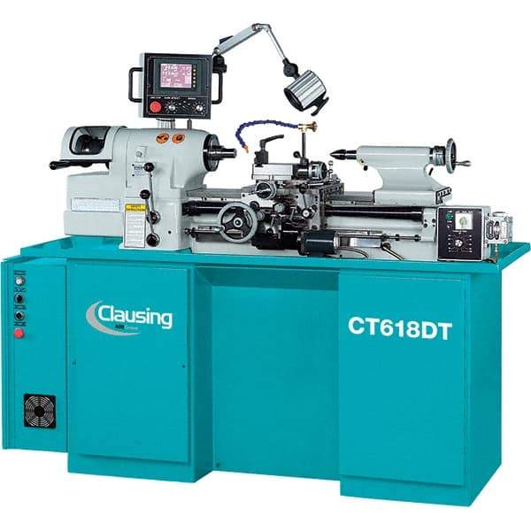 Clausing - Bench, Engine & Toolroom Lathes   Machine Type: Toolroom Lathe    Spindle Speed Control: Variable Speed Pulley - Best Tool & Supply