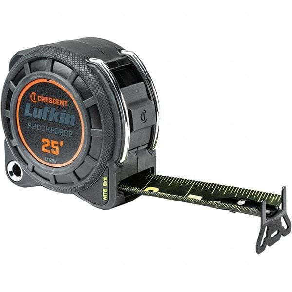 Lufkin - Tape Measures Length (Feet): 25.00 Width (mm): 30.16 - Best Tool & Supply