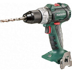 Metabo - 18 Volt 1/16 to 1/2" Keyless Chuck Cordless Hammer Drill - 31950 BPM, 600 to 2,100 RPM, Reversible, Pistol Grip Handle - Best Tool & Supply