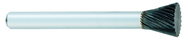 SA-3L6 -- 9mm x 19mm LOC x 6mm Shank x 6 OAL Cylindrical Carbide Medium Right Hand Spiral Burr - Best Tool & Supply