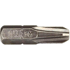 Apex - #3, Insert Phillips Screwdriver Bit - 1/4" Drive, - Best Tool & Supply