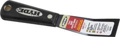 Hyde Tools - 1-1/4" Wide Steel Putty Knife - Stiff, Nylon Handle, 7.6" OAL - Best Tool & Supply