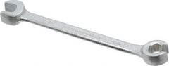 Proto - 7/16 x 7/16", Satin Finish, Combination Flare Nut Wrench - 6 Points, 6-1/32" OAL, Steel, Double End Head - Best Tool & Supply