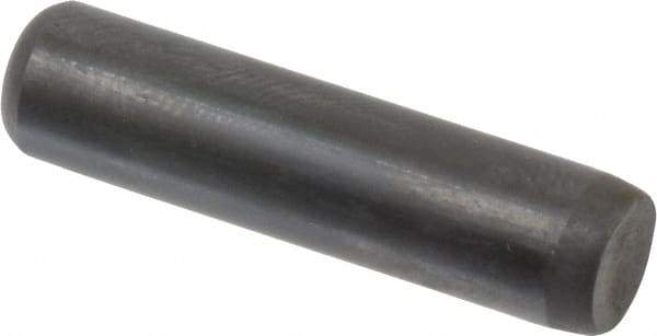 Holo-Krome - 1/4" Diam x 1" Pin Length 4000 Alloy Steel Oversized Dowel Pin - Black Luster Finish, C 47-58 & C 60 (Surface) Hardness, 1 Beveled & 1 Rounded End - Best Tool & Supply