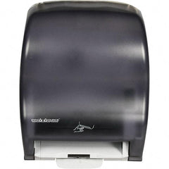 PRO-SOURCE - Hands Free, Plastic Paper Towel Dispenser - 1 Roll 8", Black - Best Tool & Supply