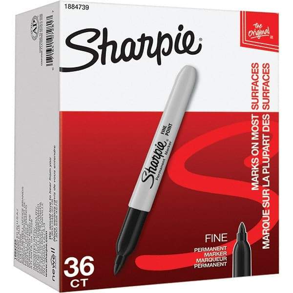 Sharpie - Markers & Paintsticks Type: Permanent Color: Black - Best Tool & Supply