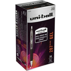 Uni-Ball - Pens & Pencils Type: Retractable Gel Color: Black - Best Tool & Supply