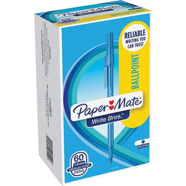 Paper Mate - Pens & Pencils Type: Ballpoint Stick Color: Blue - Best Tool & Supply