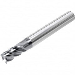 Niagara Cutter - 7/32", 3/8" LOC, 1/4" Shank Diam, 2" OAL, 5 Flute, Solid Carbide Square End Mill - Best Tool & Supply