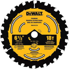 DeWALT - Wet & Dry-Cut Saw Blades   Blade Diameter (Inch): 6-1/2    Blade Material: Tungsten Carbide-Tipped - Best Tool & Supply