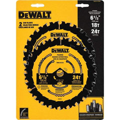 DeWALT - Wet & Dry-Cut Saw Blades   Blade Diameter (Inch): 6-1/2    Blade Material: Tungsten Carbide-Tipped - Best Tool & Supply