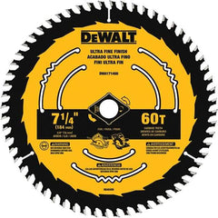 DeWALT - Wet & Dry-Cut Saw Blades   Blade Diameter (Inch): 7-1/4    Blade Material: Tungsten Carbide-Tipped - Best Tool & Supply