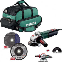 Metabo - Angle & Disc Grinders Type of Power: Corded Wheel Diameter (Inch): 4-1/2 - Best Tool & Supply