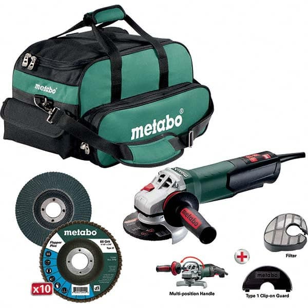 Metabo - Angle & Disc Grinders Type of Power: Corded Wheel Diameter (Inch): 4-1/2 - Best Tool & Supply