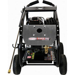 Simpson - Gas, 11.7 hp, 4,400 psi, 4 GPM, Cold Water Pressure Washer - AAA Triplex, 50' x 3/8" Hose - Best Tool & Supply