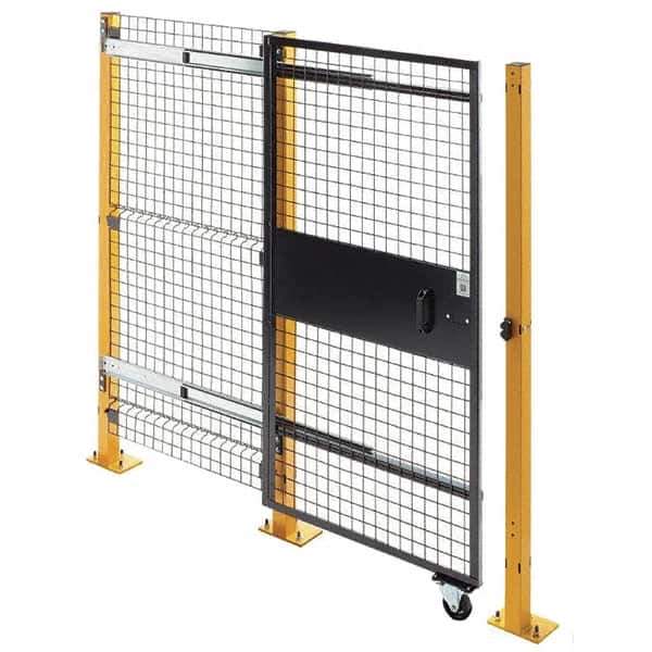 Husky - 4' Wide x 8' High, Sliding Door for Temporary Structures - Best Tool & Supply