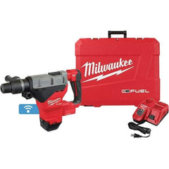 Milwaukee Tool - 18 Volt 1-3/4" SDS Max Chuck Cordless Rotary Hammer - 2900 BPM, 380 RPM, Reversible - Best Tool & Supply