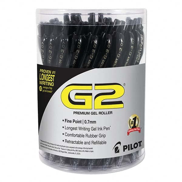 Pilot - Pens & Pencils Type: Gel Roller Ball Pen Color: Black - Best Tool & Supply