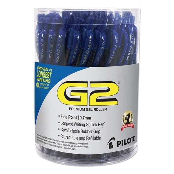 Pilot - Pens & Pencils Type: Gel Roller Ball Pen Color: Blue - Best Tool & Supply